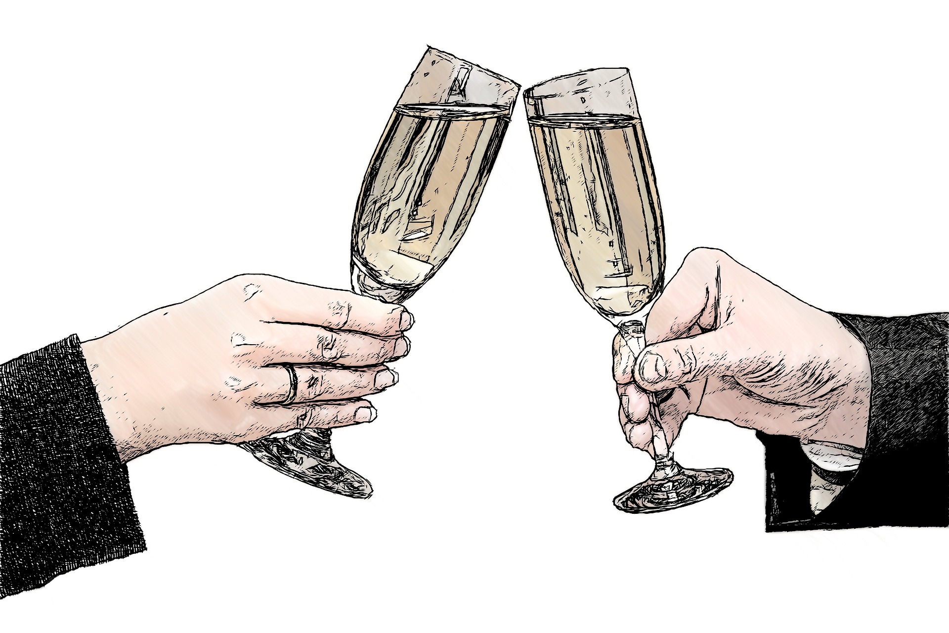 champagne-glasses-821435_1920